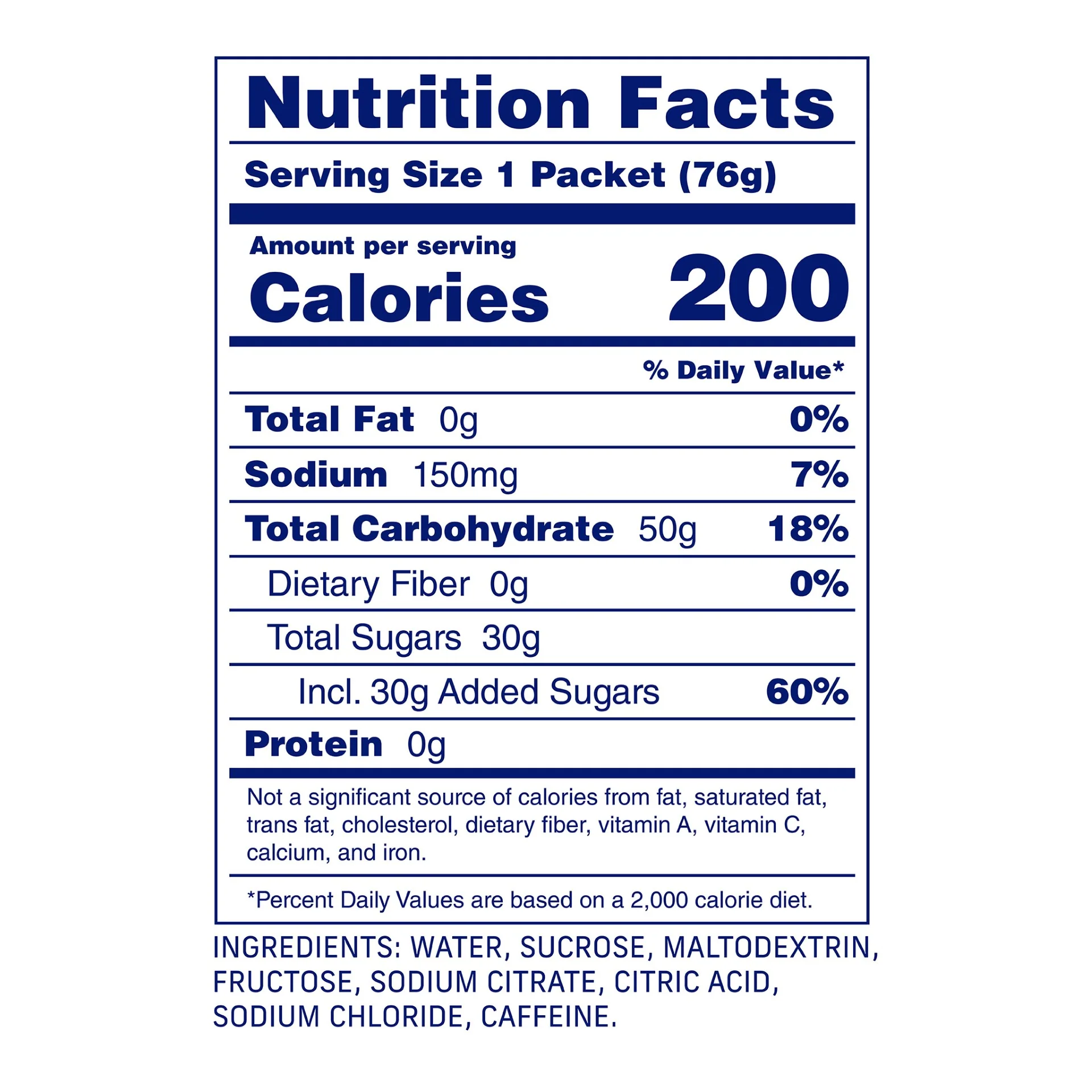 Carbs Fuel Caffeinated Original 50g Energy Gel - Image 5